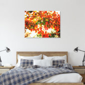 'Herfstvuur' Wrapped Canvas Print (Insitu (Slaapkamer))