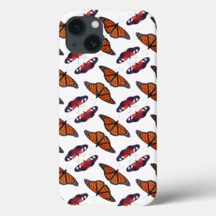 Herfstwaas Vlinder iPad Hoes (Wit)
