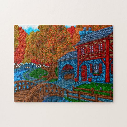Herfstwandeling Legpuzzel (Horizontaal)
