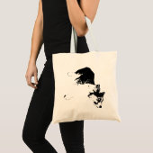 Herfstwandeling met trouwe ogen tote bag (Voorkant (product))