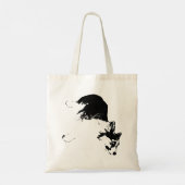 Herfstwandeling met trouwe ogen tote bag (Achterkant)