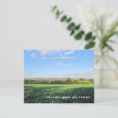 Herfstwandeling op het platteland - Gepersonalisee Briefkaart (Staand voorkant)