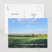 Herfstwandeling op het platteland - Gepersonalisee Briefkaart (Voorkant / Achterkant)