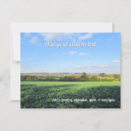 Herfstwandeling op het platteland - Gepersonalisee Briefkaart