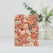 herfstwandtapijt briefkaart (Staand voorkant)