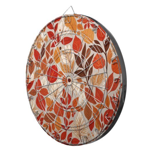 herfstwandtapijt dartbord (Voorkant Rechts)
