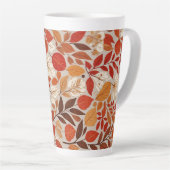 herfstwandtapijt latte mok (Rechterhoek)