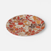 herfstwandtapijt papieren bordje (Gekanteld)