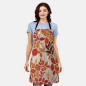 herfstwandtapijt schort (Gedragen)