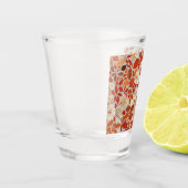 herfstwandtapijt shot glas (Links)