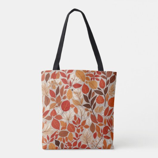 herfstwandtapijt tote bag (Achterkant)