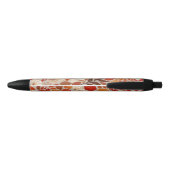 herfstwandtapijt zwarte inkt pen (Achterkant)