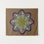 Herfstwandtapijtmandala Wandkleed (Voorkant (horizontaal))