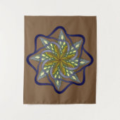 Herfstwandtapijtmandala Wandkleed (Voorkant)