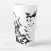 Herfstwapenstilstand in het hart latte mok (Voorkant)