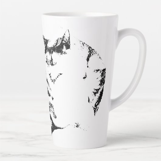 Herfstwapenstilstand in het hart latte mok (Rechts)