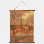 Herfstwarmte van Binnenuit Hangend Wandkleed (Voorkant)