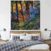 Herfstwateren Canvas Afdruk (Insitu (Slaapkamer))