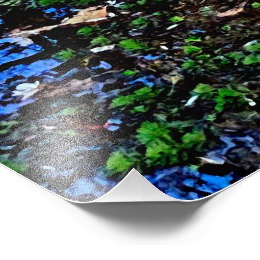 Herfstwateren Foto Afdruk (Hoek)