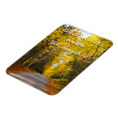 Herfstweg in New Hampshire 2 Magnet Magneet (Linkerzijde)