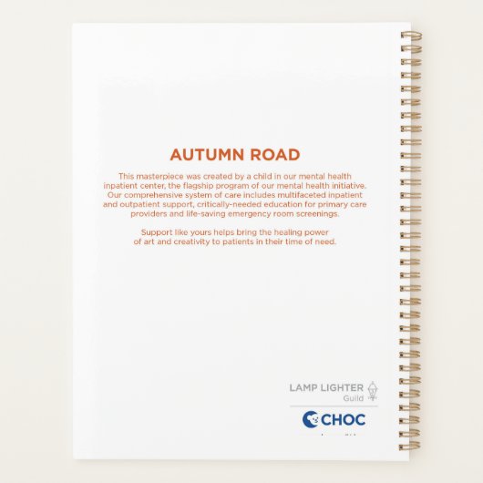 Herfstweg - KidsArt voor CHOC Planner (Achterkant)