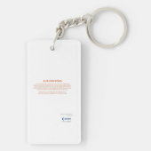 Herfstweg - KidsArt voor CHOC Sleutelhanger (achterkant)