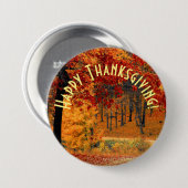 Herfstweg Ronde Button 7,6 Cm (Voorkant /achterkant)