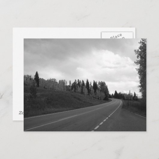 Herfstwegen Briefkaart (Voorkant / Achterkant)