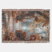 Herfstwegwerplaket Deken (Voorkant)