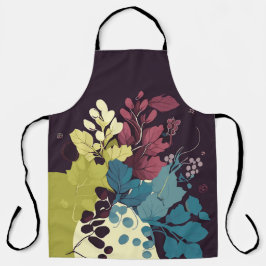 Herfstwijnbladeren Schort