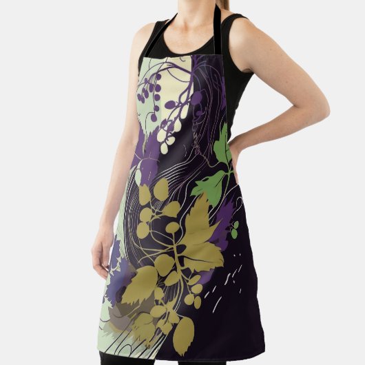 Herfstwijnbladeren Schort (Insitu)