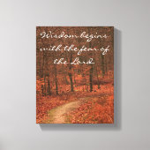 Herfstwijsheid Canvas Afdruk (Voorkant)