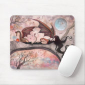 Herfstwinden Gotische Fantasy Muismat (Met muis)