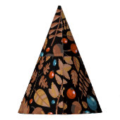 Herfstwinterpatronen:  Plant Feesthoedjes (Achterkant)