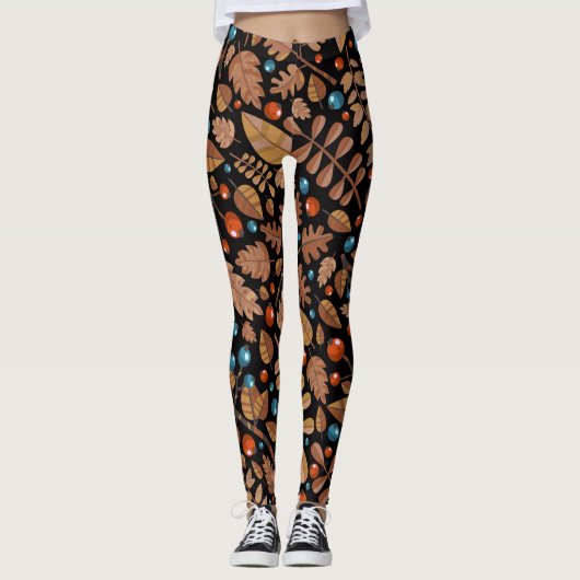 Herfstwinterpatronen:  Plant Leggings (Voorkant)
