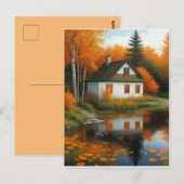 herfstwoning briefkaart (Voorkant / Achterkant)