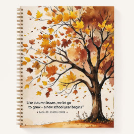 Herfstwortels, nieuwe start – Terug naar school Notitieboek