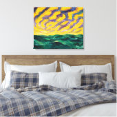 Herfstzee | Emil Nolde | Canvas Afdruk (Insitu (Slaapkamer))