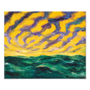 Herfstzee Emil Nolde Foto Afdruk