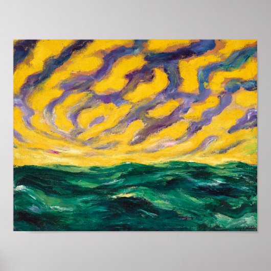Herfstzee | Emil Nolde | Poster (Voorkant)
