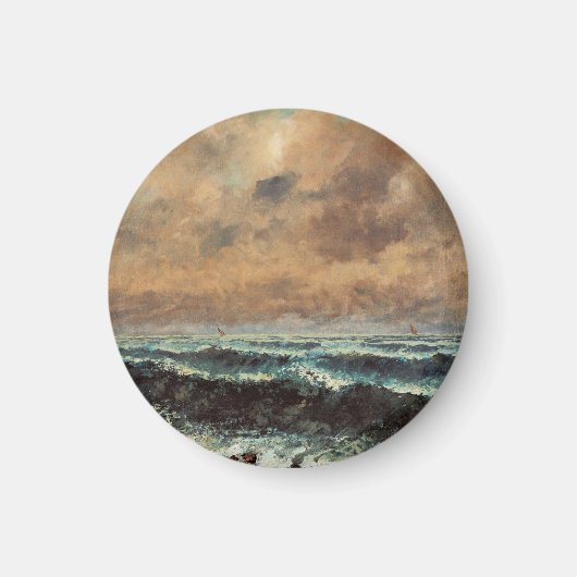 Herfstzee – Gustave Courbet Magneet (Voorkant)