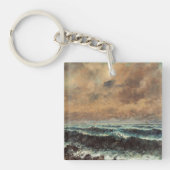 Herfstzee – Gustave Courbet Sleutelhanger (voorkant)
