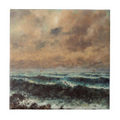 Herfstzee – Gustave Courbet Tegeltje (Voorkant)