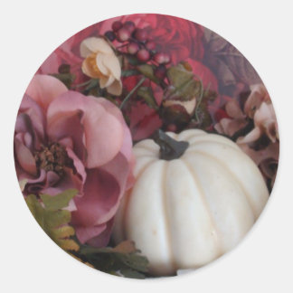 Herfstzegels Ronde Sticker