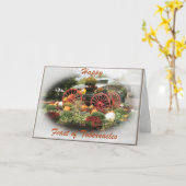 Herfstzegeningen Feest van Tabernacles Kaart (Gele Bloem)