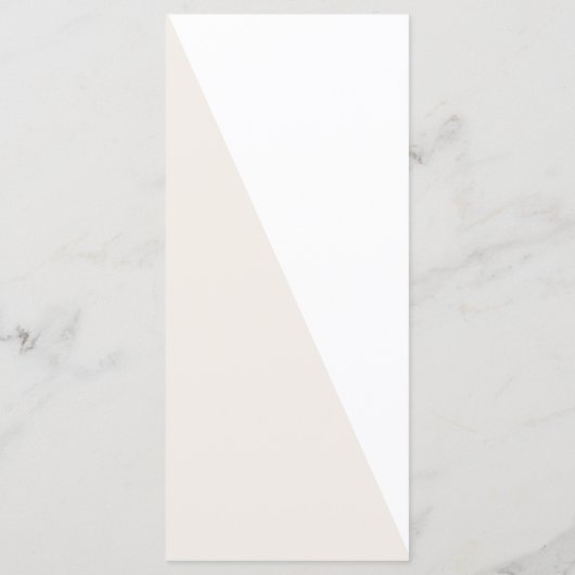 Herfstzijde Bloemenbruiloft Diner Menu Kaart (Achterkant)