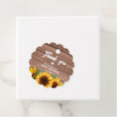 Herfstzonnebloem | Baby Shower Bedankjes Labels (In situ)