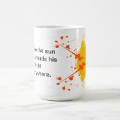 herfstzonnestralen, koffiemok (Center)