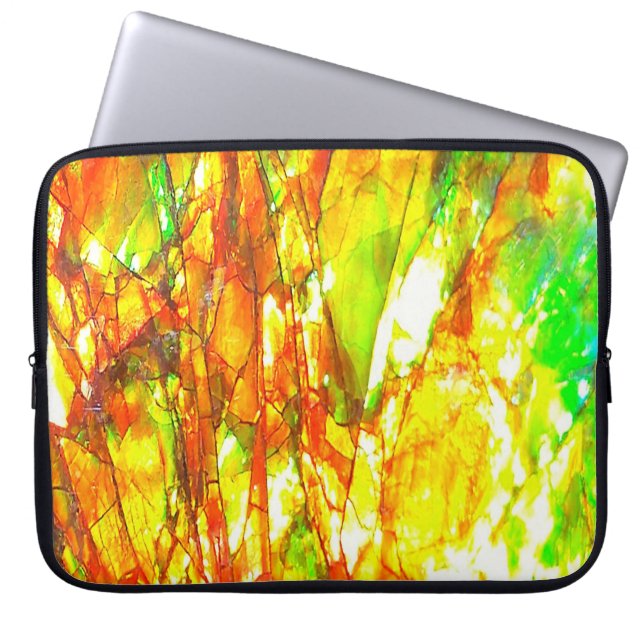 Herfstzonsondergang Ammoliet Laptop Sleeve (Voorkant)