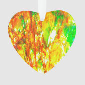 Herfstzonsondergang Ammoliet Ornament (voorkant)